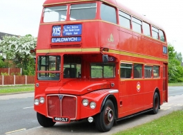 Routemaster bus for wedding hire in Shrewsbury